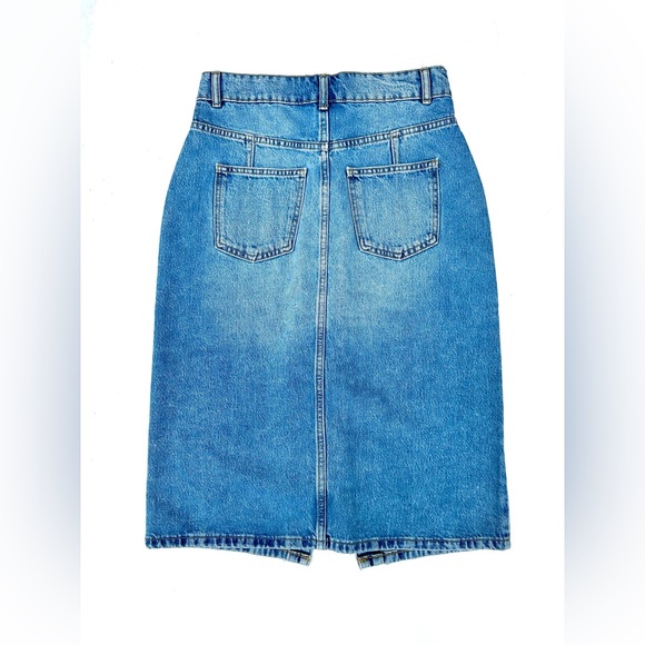 Michael Kors Denim Midi Skirt - Picture 2 of 2